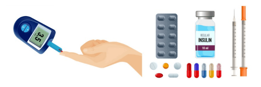 يحتاج مرضى السكري إلى مراقبة مستويات السكر في الدم وتناول الأدوية اللازمة